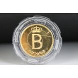 A Belgium - Penning 1976 (vlaams) - Boudewijn 25 jaar vorst 1951-1976 - Gold coin in original