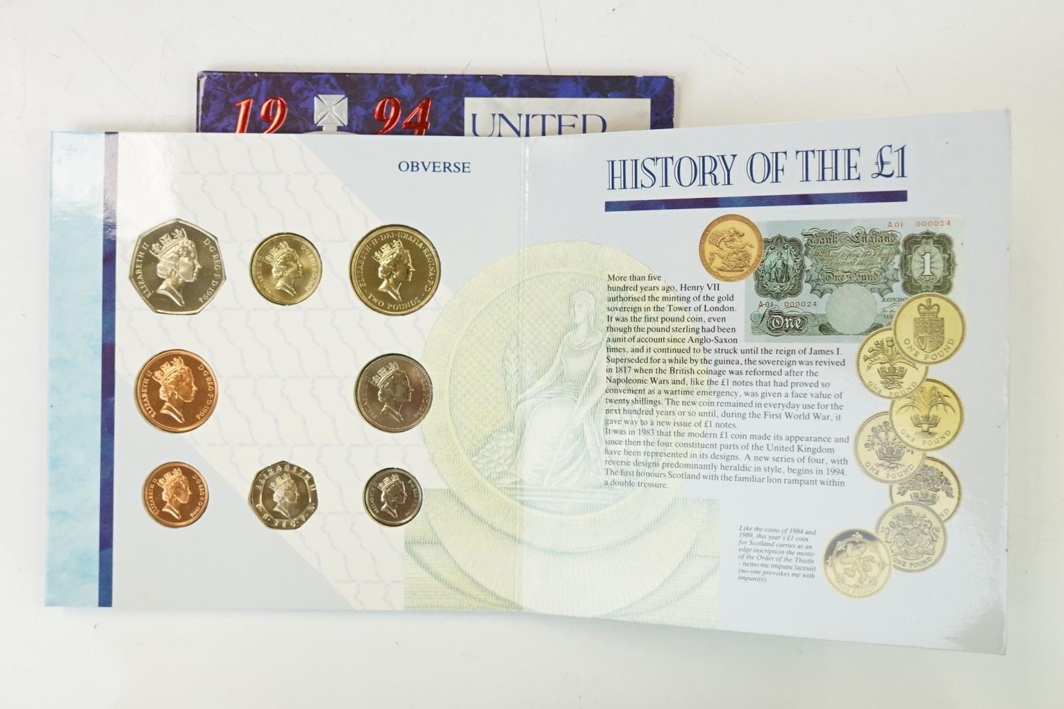 A collection of Royal Mint uncirculated coins to include 1994 year set, 1971 year set, 1970 year - Image 5 of 18