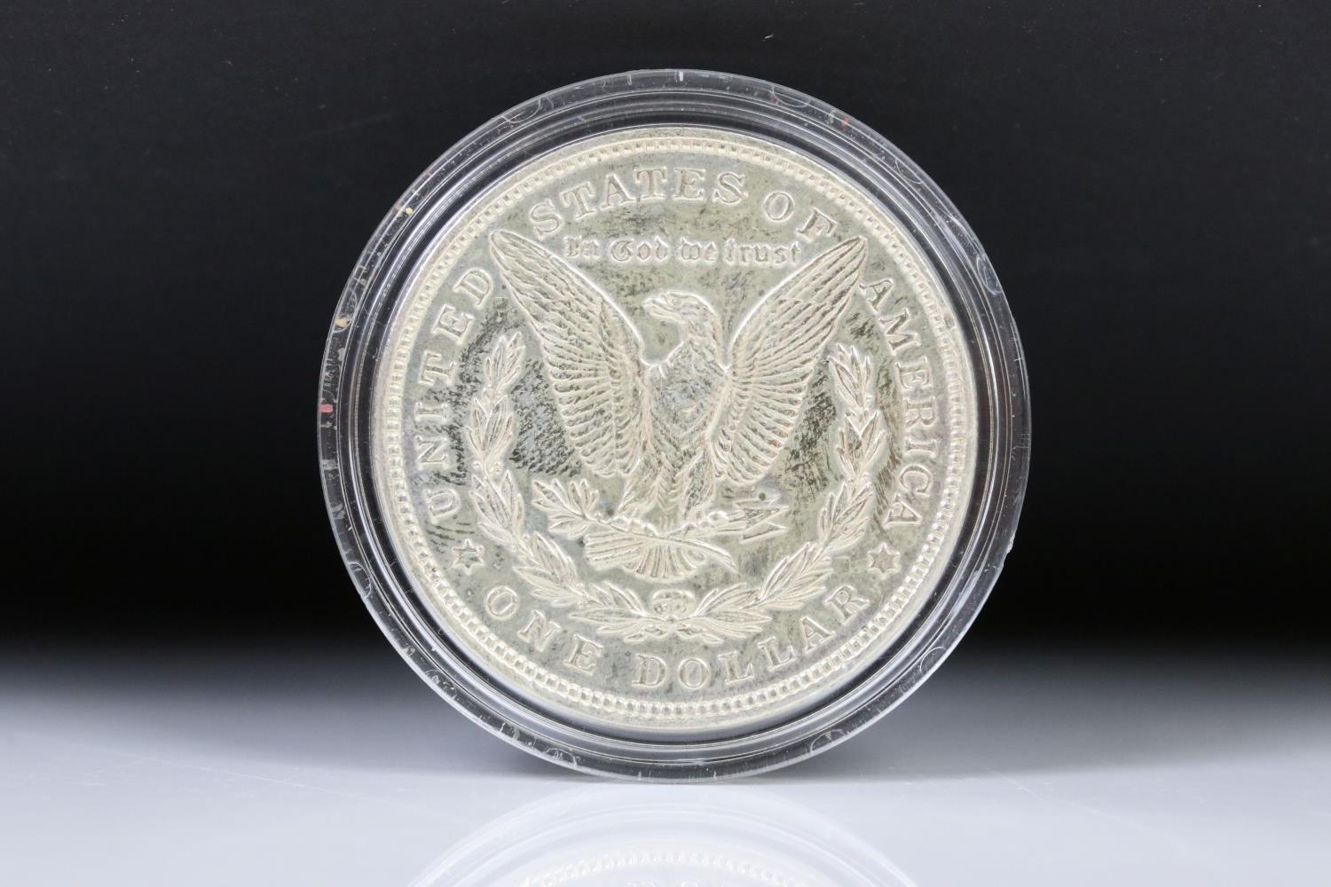 A collection of four United States of America Morgan dollars to include 1921, 1881 and two 1921 - Image 8 of 9