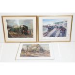 Terence Cuneo (1907 - 1996), ' The Golden Arrow ', limited edition print 158/850, signed in pencil