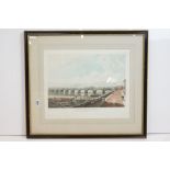 J.C Stadler after JH Shepherd, ' View of Waterloo Bridge, from the East end of Somerset House