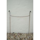 Hand Forged Wrought Iron Semi-circular Garden Support / Frame, 75cm wide x 96cm high