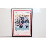 Golf interest - Signed Photographic Poster of Golfers competing in the 2009 World Golf