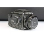 Single lens reflex, medium format Bronica Zansa Camera together with 75mm f/2.8 lens