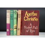A collection of five Agatha Christie hardback books, all complete with Dust Jackets, to include