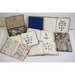 A collection of British, Commonwealth and world stamps contained within seven albums together with a
