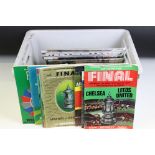 Football Programmes - Complete run of FA Cup Final programmes from 1970 to 2005 including replays