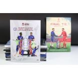 Football Programmes - Complete run of FA Cup Final programmes from 2006 to 2023, excellent