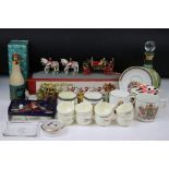 Mixed Royal commemorative ceramics & collectables to include a boxed Lesney Coronation Coach,