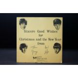 Vinyl - The Beatles Christmas Record flexidisc 1963 (Lyntone 492) within gatefold sleeve. Vg+