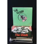 Vinyl - 27 Punk & New Wave 7" singles to include The Clash x 3, The Adverts, Ramones x 2, Sex