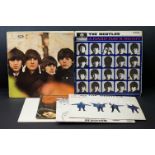Vinyl - 6 The Beatles LPs to include A Hard Days Night, For Sale both with The Parlophone Co Ltd and