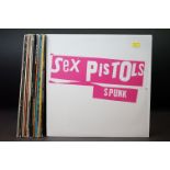 Vinyl - 7 Punk / New Wave LPs and 15 12" singles to include Sex Pistols, Public Image Ltd,
