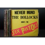 Vinyl - 21 Punk, Post Punk & New Wave LPs including The Sex Pistols x 3 (incl Never Mind A5/B5), The