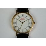 A late 20th century 'Watches of Switzerland' 9ct gold cased quartz watch.