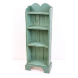 Painted Pine Bookcase, 43cm wide x 125cm high