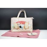 Radley Leather Handbag in the signature ‘ Fun in the sun ‘’ design with dog tag and dust bag