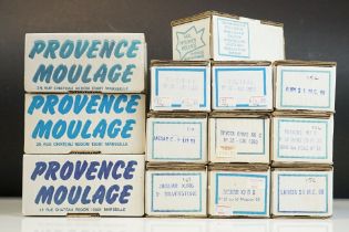 13 Boxed Provence Moulage 1/43 model kits to include Mazda 727 C Le Mans 84, Peugeot 205 Tour De