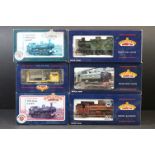 Five boxed Bachmann OO gauge locomotives to include 31901A 57XX 8700 GWR Shirtbutton, 31900A 57XX