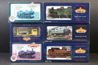 Five boxed Bachmann OO gauge locomotives to include 31901A 57XX 8700 GWR Shirtbutton, 31900A 57XX