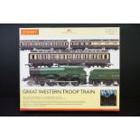 Boxed Hornby OO gauge R3219 Great Western Troop Train Pack, complete