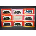 Nine boxed Hornby OO gauge locomotives to include R2550, R2443, R3116, R2783, R2063, R3022, R2151,