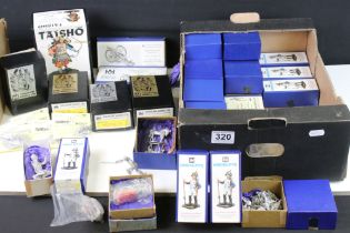 49 Bagged / boxed Hinchliffe Models Ltd white metal models / figure sets, of varying scales,