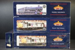 Four boxed Bachmann OO gauge locomotives to include 32003 4936 Kinlet Hall Great Western with