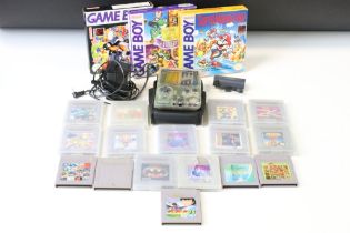 Retro Gaming - Nintendo Game Boy Pocket console with 3 x boxed games (Game & Watch Galley, Soccer