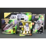 Star Wars - Four Boxed Kenner Star Wars vehicle sets to include x3 The Power Of The Force (Boba