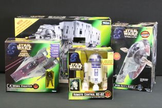 Star Wars - Four Boxed Kenner Star Wars vehicle sets to include x3 The Power Of The Force (Boba