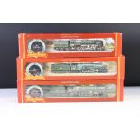 Three boxed Hornby OO gauge locomotives to include R033 BR Class TMT Loco Morning Star, R303 BR