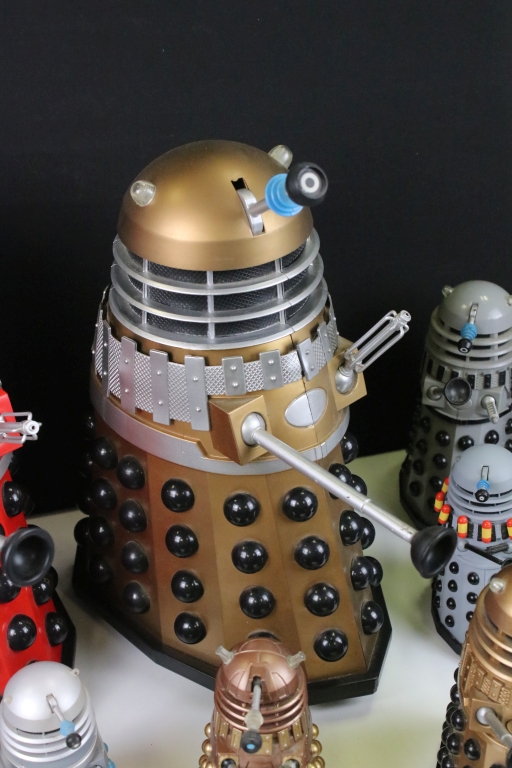 13 Product Enterprise Doctor Who plastic dalek models, various colours and sizes, all variants - Image 6 of 7