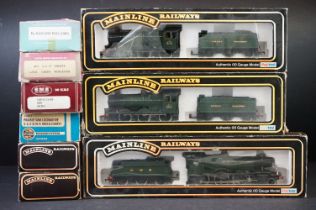 Nine boxed OO gauge locomotives to include 5 x Palitoy Mainline, 2 x Dapol (City of Worcester & D1