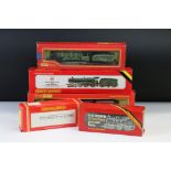 Five boxed Hornby / Triang OO gauge locomotives to include R761 GWR Kneller Hall, R165 GWR 0-6-0