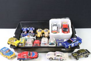Collection of 20 slot cars to include 11 x Hornby, 6 x Scalextric, 2 x Team Slots and an SCX