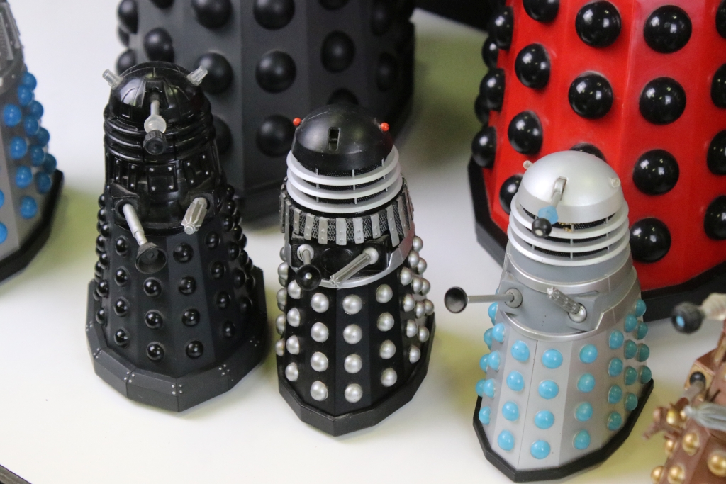 13 Product Enterprise Doctor Who plastic dalek models, various colours and sizes, all variants - Image 4 of 7