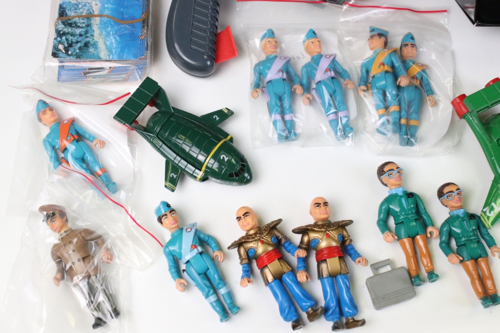 Quantity of Gerry Anderson related items to include Thunderbirds figures, Captain Scarlet ray gun, - Image 3 of 13