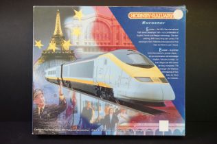 Boxed Hornby OO gauge R665 Eurostar Train Pack, complete with Class 373 Powered Locomotive, Class