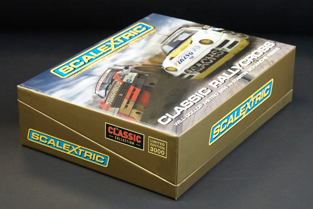 Boxed ltd edn Scalextric The Classic Collection C3267A Classic Rallycross Will Gollop Metro GR4 vs - Image 5 of 7