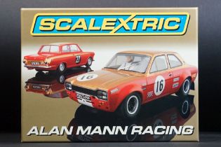 Boxed ltd edn Scalextric The Classic Collection C2981A Alan Mann Racing slot car set, complete