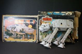 Star Wars - Two boxed original Star Wars vehicles to include The Empire Strikes Back AT-AT without