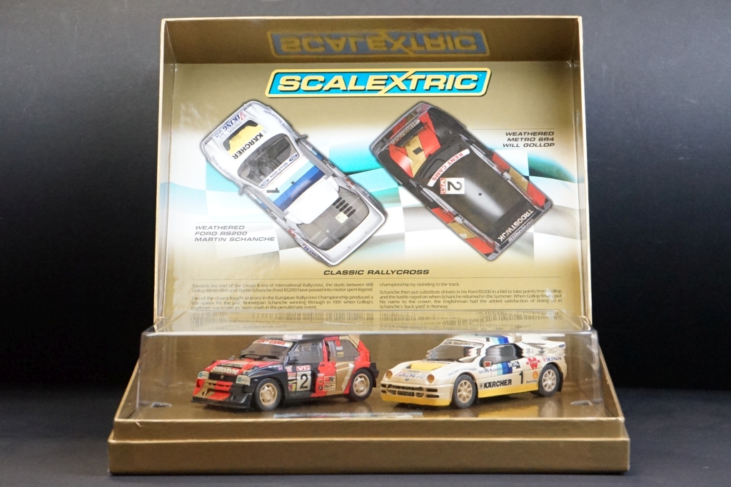 Boxed ltd edn Scalextric The Classic Collection C3267A Classic Rallycross Will Gollop Metro GR4 vs - Image 2 of 7