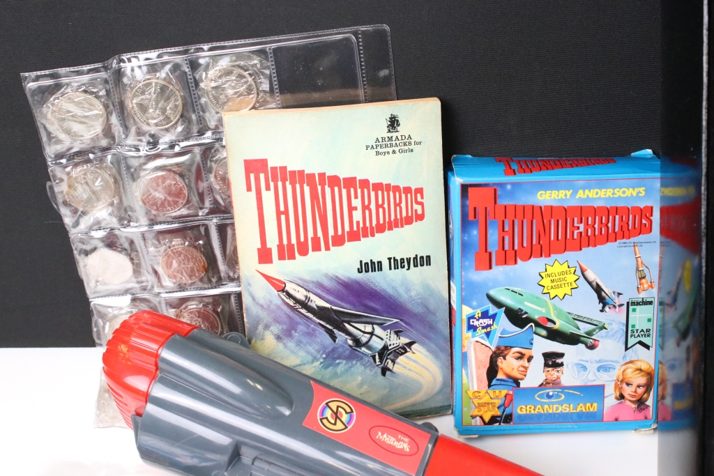 Quantity of Gerry Anderson related items to include Thunderbirds figures, Captain Scarlet ray gun, - Image 7 of 13