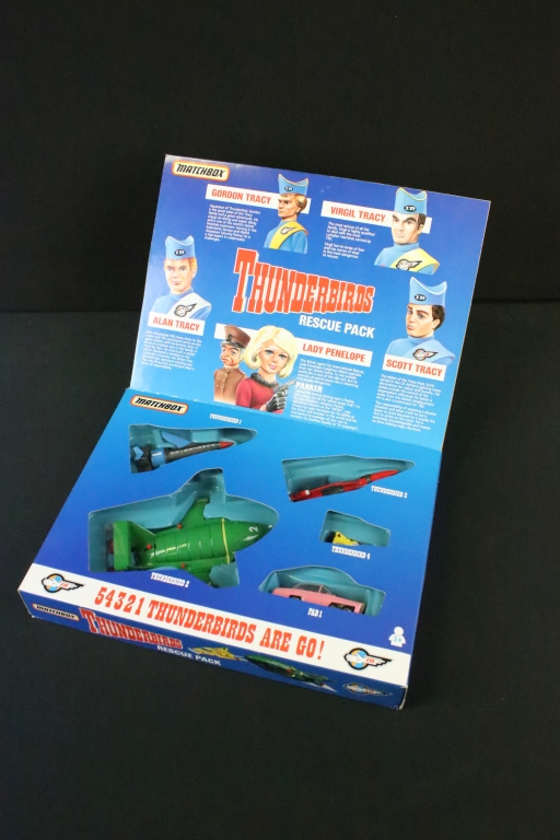 Thunderbirds - A boxed Matchbox Thunderbirds Rescue Pack diecast model set (no, TB-700 - diecast ex, - Image 8 of 8