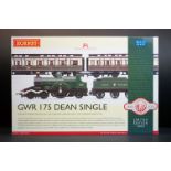 Boxed Hornby OO gauge ltd edn R2956 GWR 175 Dean Single Train Pack, complete with certificate