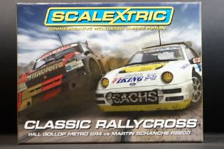 Boxed ltd edn Scalextric The Classic Collection C3267A Classic Rallycross Will Gollop Metro GR4 vs