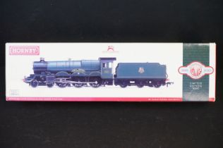 Boxed ltd edn Hornby OO gauge R2958 BR Castle Class Locomotive Great Western, box showing some