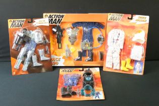 Action Man - Two boxed Hasbro Action Man action figure sets (Mission 2000 & Space Explorer), plus
