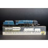 Boxed Wrenn OO gauge W2229 4-6-2 Glasgow City Blue BR locomotive